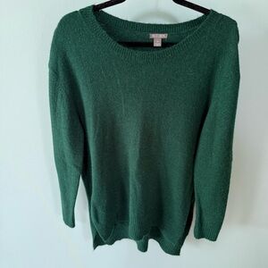 Falls Creek Classic Green Crew Neck Sweater